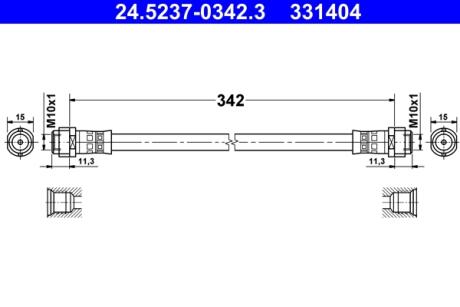 Przewвd hamulcow. ATE 24523703423