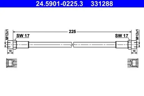 Przewуd sprzкgіa ATE 24590102253