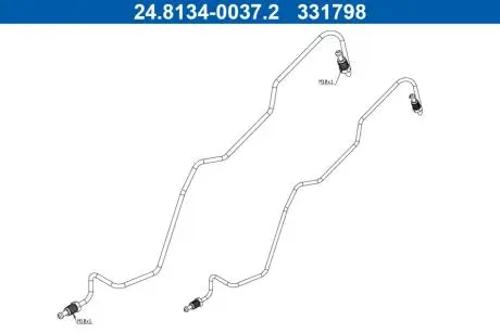Гальмівний шланг ATE 24.8134-0037.2