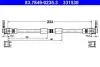 Гальмівний шланг гнучкий задн (довжина 233мм, M10x1) VW GOLF VI 1.2-2.0D 03.11-05.16 ATE 83784902353 (фото 1)