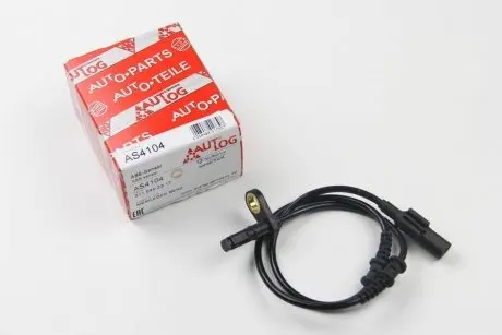Датчик ABS передн Лів/Прав MERCEDES CLS (C219), E T-MODEL (S211), E (VF211), E (W211), SL (R230) 1.8-6.2 10.01-01.12 AUTLOG AS4104