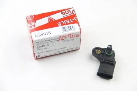 Датчик давления наддува (4 конт.) FIAT DOBLO/PUNTO 0.9-1.9 93- AUTLOG AS4916