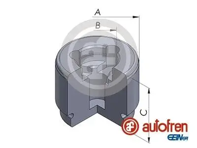 Поршень тормозного суппорта AUTOFREN D025411 (фото 1)