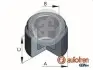Поршень суппорта тормозного ALFA P. 166 98-07 AUTOFREN D025570 (фото 1)