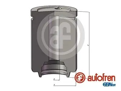 Поршень суппорта тормозного NISSAN T. CABSTAR 06- AUTOFREN D025583