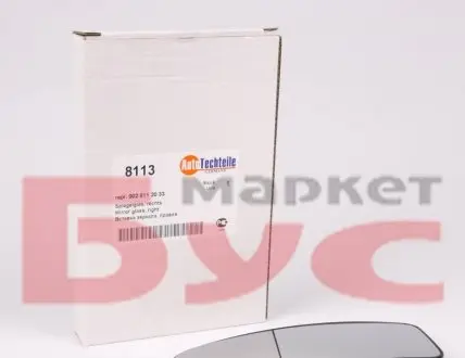 Стекло зеркала MB Sprinter 06-(R) (нижнее) (8113) AUTOTECHTEILE 100 8113