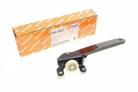 Ролик двери (боковой/нижний) VW Caddy 03-(L) (с кронштейном)) (8430.07) AUTOTECHTEILE 384 3007