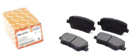 Колодки гальмівні передні AUTOTECHTEILE 504 0151