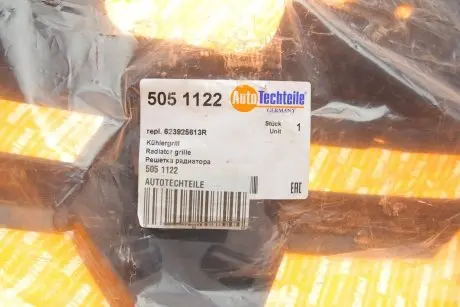 Решетка радиатора Renault Duster 10-17 AUTOTECHTEILE 505 1122