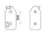 Масляний радіатор (алюміній) AUDI A3, SEAT IBIZA II, LEON, TOLEDO II, SKODA OCTAVIA I, VW BORA, BORA I, GOLF IV, JETTA II, NEW BEETLE, POLO, POLO III CLASSIC 1F-RP 01.84-12.13 AVA COOLING AI3356 (фото 1)