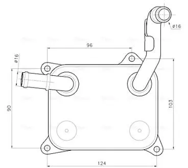 Автозапчасть AVA COOLING AI3454