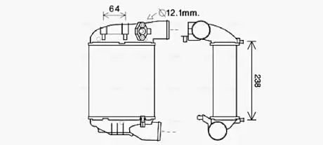Інтеркулер AVA COOLING AI4186