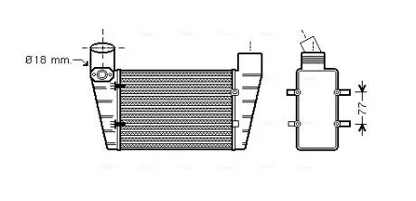 Інтеркулер AVA COOLING AI4225