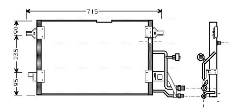 Радиатор кодиционера AVA COOLING AI5116