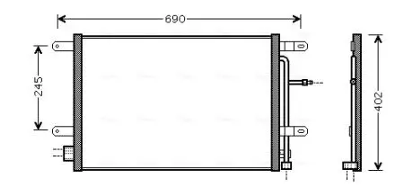 Радиатор кондиционера AVA AVA COOLING AI5238