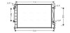 Радиатор охлаждения двигателя Audi A6 2,5TDI 99>05 AT AVA COOLING AIA2157 (фото 1)