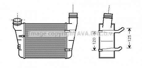 Интеркуллер AVA COOLING AIA4221 (фото 1)