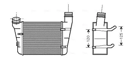 Интеркуллер AVA COOLING AIA4221
