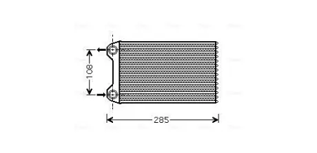 Автозапчасть AVA COOLING AIA6254