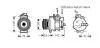 Компрессор кондиционера AUDI A4/ А5/ А6/ Q5 (AVA) AVA COOLING AIAK334 (фото 1)