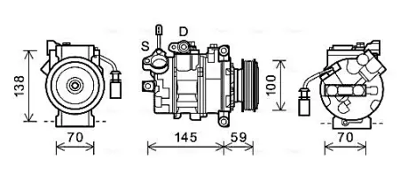 Автозапчасть AVA COOLING AIAK342