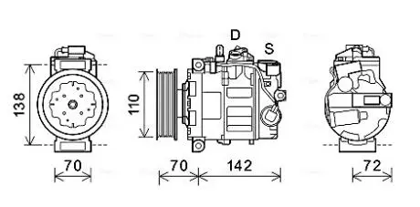 Автозапчасть AVA COOLING AIAK381