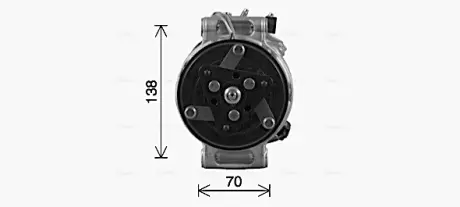 Автозапчасть AVA COOLING AUAK341