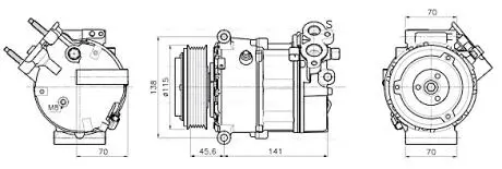 Автозапчасть AVA COOLING AUAK354