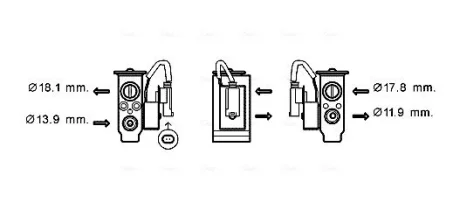 Автозапчасть AVA COOLING BW1431