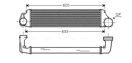 Интеркуллер AVA COOLING BW4282