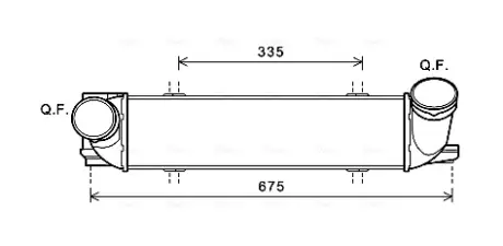 Автозапчасть AVA COOLING BW4438