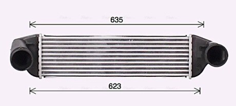 Охолоджувач наддувального повітря AVA COOLING BW4581