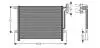 Конденсор кондиционера BMW 3 E46/E83 98-05 (выр-во AVA) AVA COOLING BW5203 (фото 1)