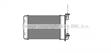 Радиатор отопителя BMW E30/Z1 88-316->325 AVA COOLING BW6022 (фото 1)