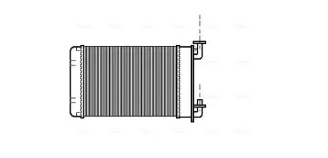 Радиатор отопителя BMW E30/Z1 88-316->325 (Ava) AVA COOLING BW6022