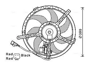 Автозапчасть AVA COOLING BW7534