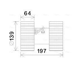 Вентилятор отопителя салона BMW 3 (E46) (98-05), X3 (E83) (04-) AVA AVA COOLING BW8480 (фото 1)