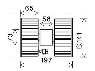 Компрессор салона AVA COOLING BW8483