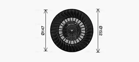 Автозапчасть AVA COOLING BW8612