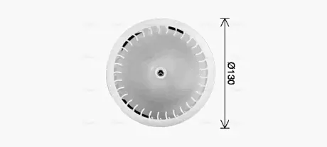 Вентилятор салону BMW 5 (E39), 7 (E38), X5 (E53) 2.0-4.4 03.94-10.06 AVA COOLING BW8614