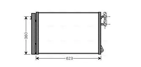 Автозапчасть AVA COOLING BWA5295D