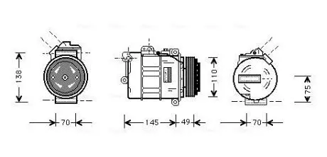 Компрессор AVA COOLING BWAK237