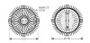 Муфта, Вентилятор радиатора AVA COOLING BWC322 (фото 1)