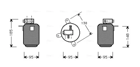 Осушувач кондиціонера AVA COOLING BWD001