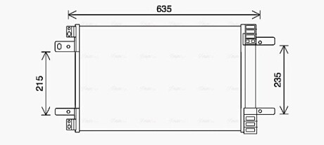 Радіатор кодиціонера AVA COOLING CN5311D (фото 1)