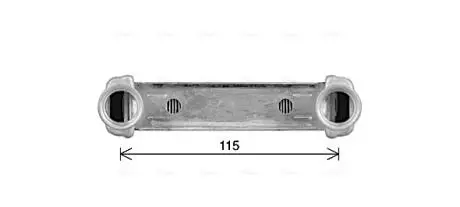 Радіатор обігрівача салону PSA Jumpy Expert 16>, C4 Picasso 13>, 5008 16> AVA AVA COOLING CN6339