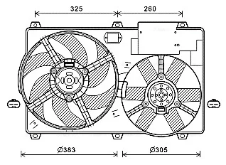 Автозапчасть AVA COOLING CN7554