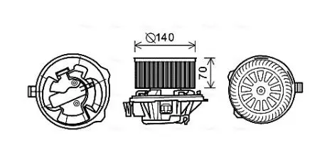 Автозапчасть AVA COOLING CN8289