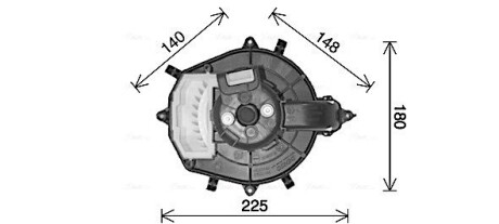 Компрессор салона AVA COOLING CN8316