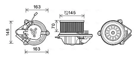 Автозапчасть AVA COOLING CN8515